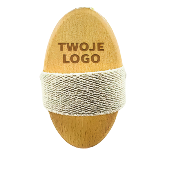 Zestaw Szczotka do ciała (TAMPICO/AGAWA) + Woreczek 100% bawełniany